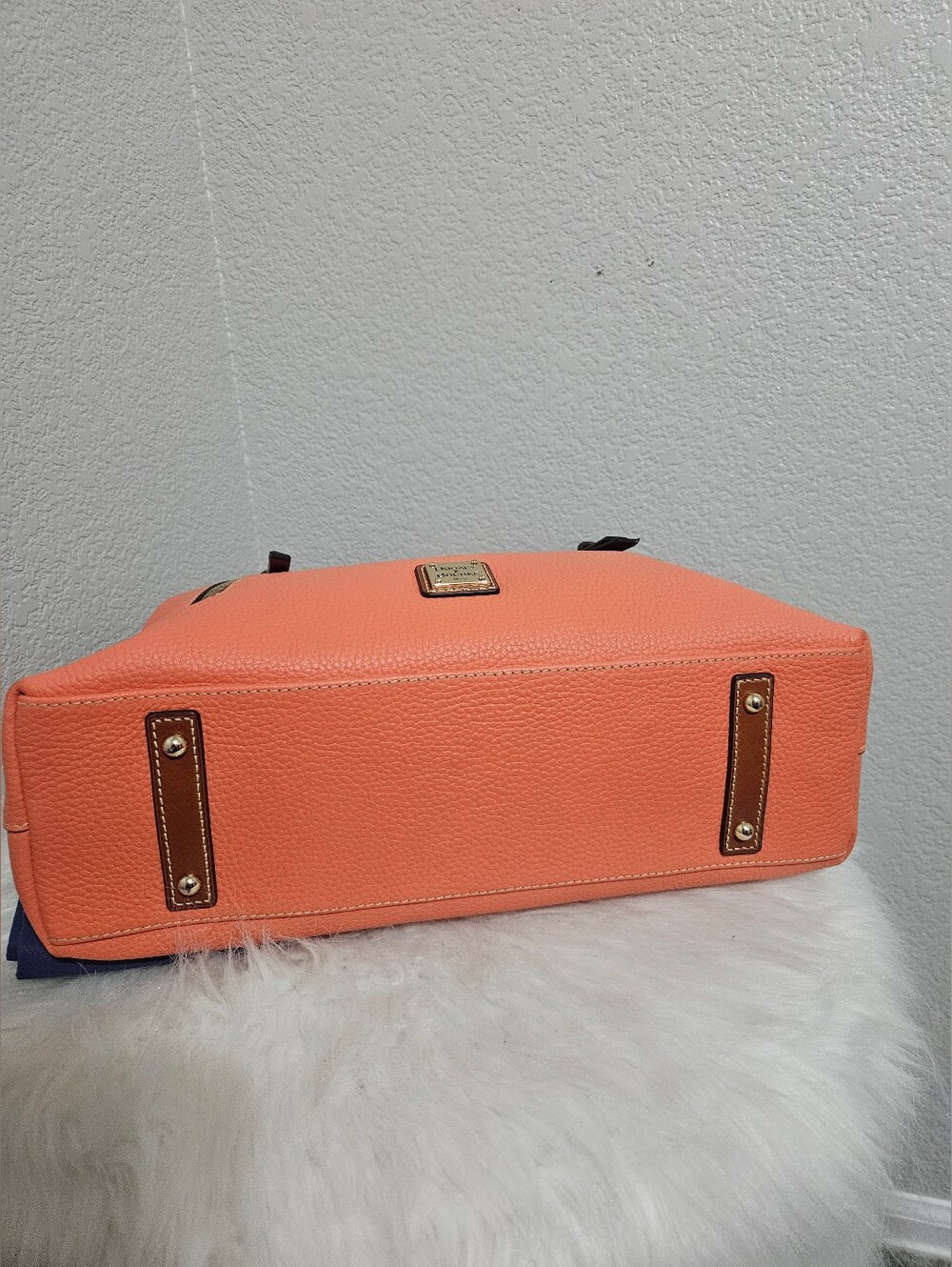 Dooney & Bourke Coral Pebbled Leather Cooper Hobo Shoulder Bag - Picture 3 of 14